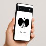 כיסוי בעיצוב אישי עם השם שלך לדגם - Google Pixel 6 5G בעיצוב פינג פונג