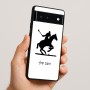 כיסוי בעיצוב אישי עם השם שלך לדגם - Google Pixel 6 5G בעיצוב שחקן פולו - סוס