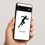 כיסוי בעיצוב אישי עם השם שלך לדגם - Google Pixel 6 5G בעיצוב רץ
