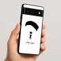 כיסוי בעיצוב אישי עם השם שלך לדגם - Google Pixel 6 5G בעיצוב צניחה חופשית