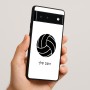 כיסוי בעיצוב אישי עם השם שלך לדגם - Google Pixel 6 5G בעיצוב כדור כדורעף