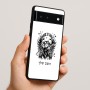 כיסוי בעיצוב אישי עם השם שלך לדגם - Google Pixel 6 5G בעיצוב רוקנרול