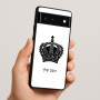 כיסוי בעיצוב אישי עם השם שלך לדגם - Google Pixel 6 5G בעיצוב כתר מלכותי