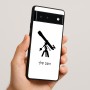 כיסוי בעיצוב אישי עם השם שלך לדגם - Google Pixel 6 5G בעיצוב טלסקופ