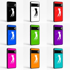 כיסוי בעיצוב אישי עם השם שלך לדגם - Google Pixel 6 Pro 5G בעיצוב שחקן גולף