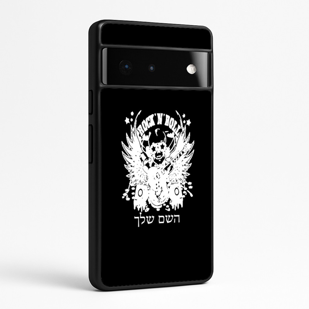 כיסוי בעיצוב אישי עם השם שלך לדגם - Google Pixel 6 Pro 5G בעיצוב רוקנרול