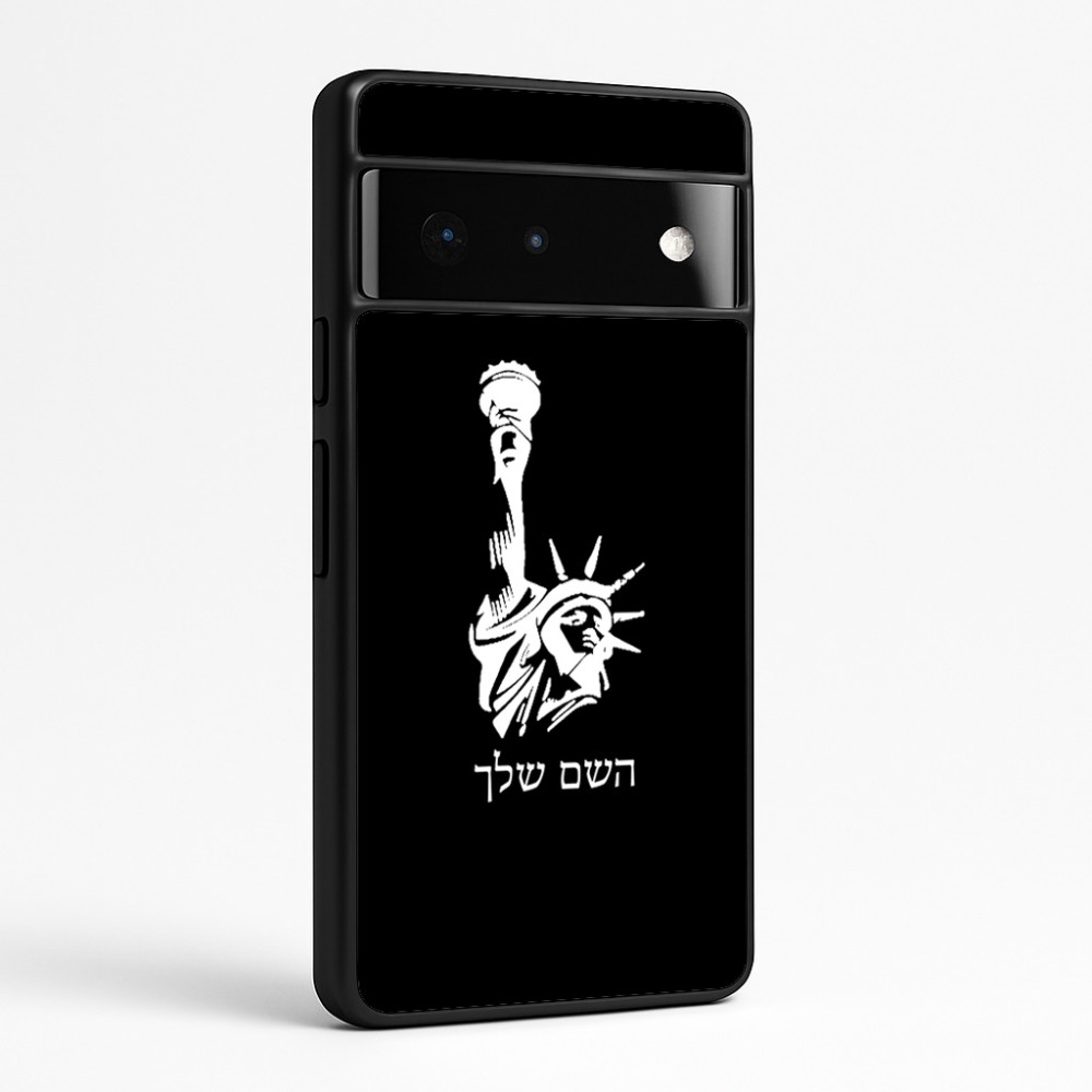 כיסוי בעיצוב אישי עם השם שלך לדגם - Google Pixel 6 Pro 5G בעיצוב פסל החירות