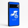 כיסוי בעיצוב אישי עם השם שלך לדגם - Google Pixel 6 Pro 5G בעיצוב רוכב אופניים