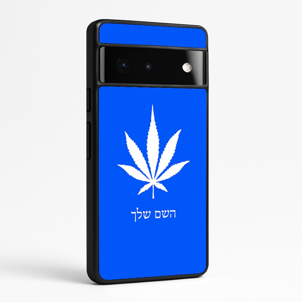 כיסוי בעיצוב אישי עם השם שלך לדגם - Google Pixel 6 Pro 5G בעיצוב עלה מריחואנה - גראס
