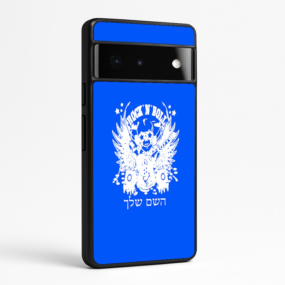 כיסוי בעיצוב אישי עם השם שלך לדגם - Google Pixel 6 Pro 5G בעיצוב רוקנרול