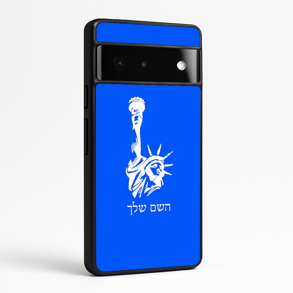 כיסוי בעיצוב אישי עם השם שלך לדגם - Google Pixel 6 Pro 5G בעיצוב פסל החירות