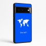 כיסוי בעיצוב אישי עם השם שלך לדגם - Google Pixel 6 Pro 5G בעיצוב מפת העולם
