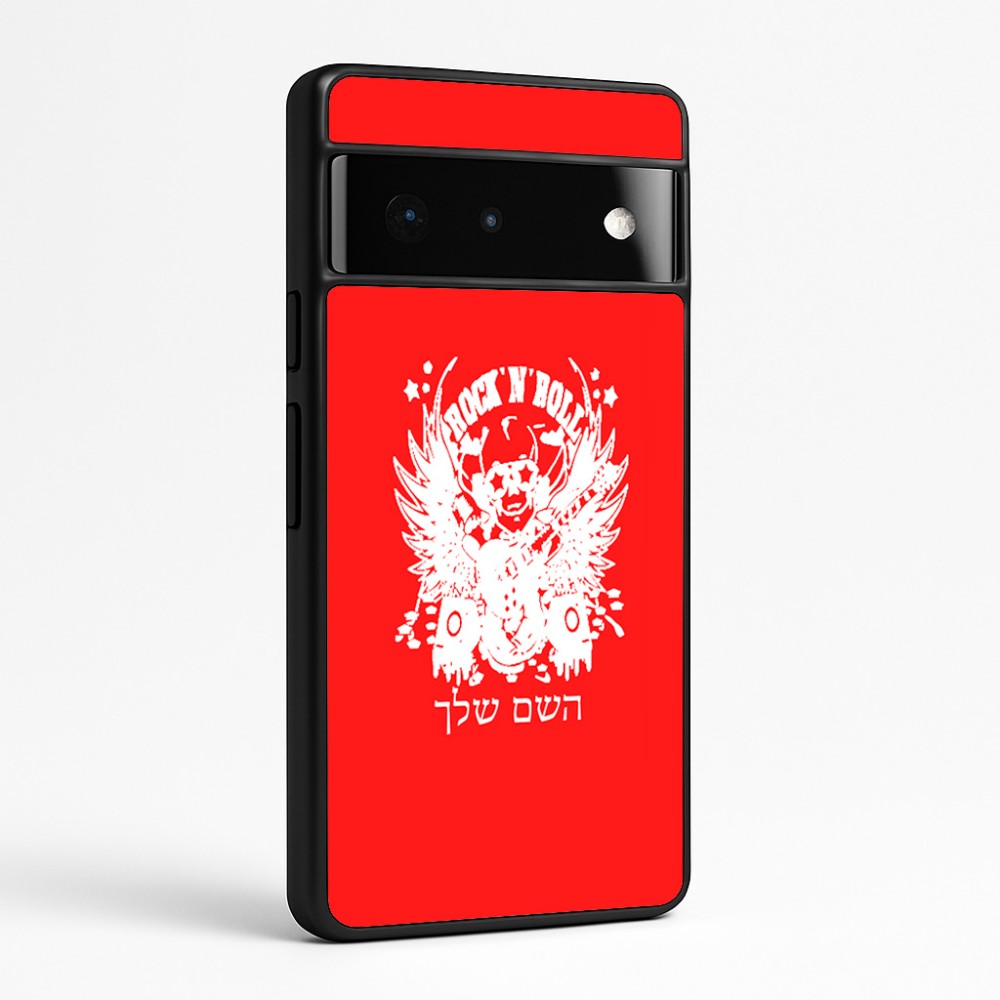 כיסוי בעיצוב אישי עם השם שלך לדגם - Google Pixel 6 Pro 5G בעיצוב רוקנרול