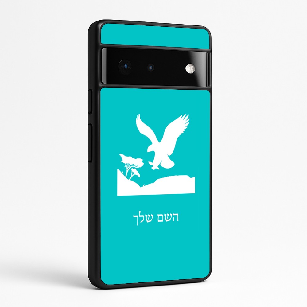 כיסוי בעיצוב אישי עם השם שלך לדגם - Google Pixel 6 Pro 5G בעיצוב נשר אמריקאי
