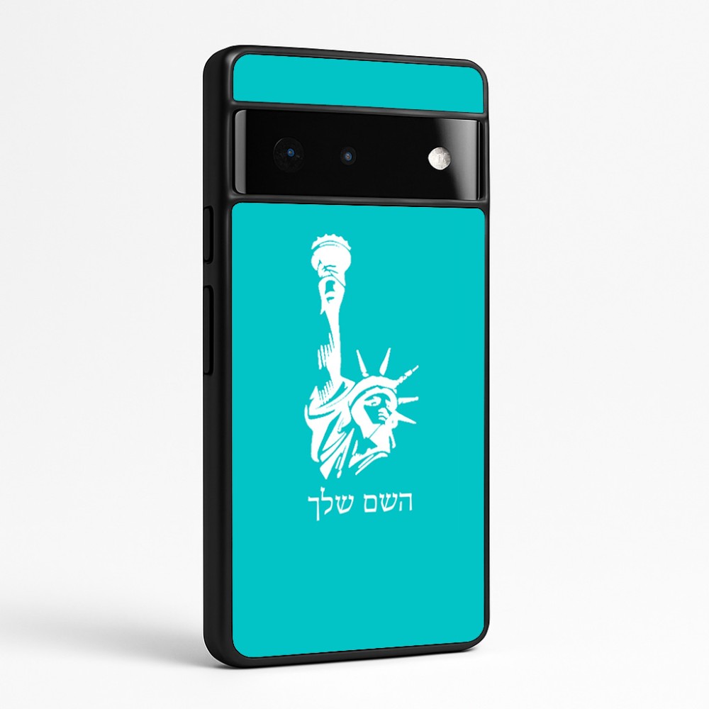 כיסוי בעיצוב אישי עם השם שלך לדגם - Google Pixel 6 Pro 5G בעיצוב פסל החירות
