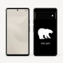 כיסוי בעיצוב אישי עם השם שלך לדגם - Google Pixel 6 Pro 5G בעיצוב דוב