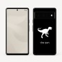 כיסוי בעיצוב אישי עם השם שלך לדגם - Google Pixel 6 Pro 5G בעיצוב דינוזאור