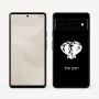 כיסוי בעיצוב אישי עם השם שלך לדגם - Google Pixel 6 Pro 5G בעיצוב ראש פיל
