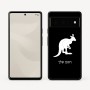 כיסוי בעיצוב אישי עם השם שלך לדגם - Google Pixel 6 Pro 5G בעיצוב קנגורו