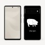 כיסוי בעיצוב אישי עם השם שלך לדגם - Google Pixel 6 Pro 5G בעיצוב חזיר