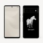 כיסוי בעיצוב אישי עם השם שלך לדגם - Google Pixel 6 Pro 5G בעיצוב זברה