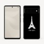 כיסוי בעיצוב אישי עם השם שלך לדגם - Google Pixel 6 Pro 5G בעיצוב מגדל אייפל