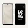 כיסוי בעיצוב אישי עם השם שלך לדגם - Google Pixel 6 Pro 5G בעיצוב לנשק את החברה שלי