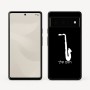 כיסוי בעיצוב אישי עם השם שלך לדגם - Google Pixel 6 Pro 5G בעיצוב סקסופון