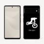 כיסוי בעיצוב אישי עם השם שלך לדגם - Google Pixel 6 Pro 5G בעיצוב רוכב אופניים
