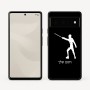 כיסוי בעיצוב אישי עם השם שלך לדגם - Google Pixel 6 Pro 5G בעיצוב לוחם סייף