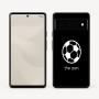 כיסוי בעיצוב אישי עם השם שלך לדגם - Google Pixel 6 Pro 5G בעיצוב כדורגל כדור כדורגל