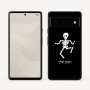 כיסוי בעיצוב אישי עם השם שלך לדגם - Google Pixel 6 Pro 5G בעיצוב סקלטון