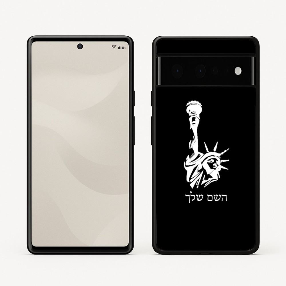 כיסוי בעיצוב אישי עם השם שלך לדגם - Google Pixel 6 Pro 5G בעיצוב פסל החירות