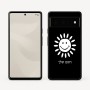 כיסוי בעיצוב אישי עם השם שלך לדגם - Google Pixel 6 Pro 5G בעיצוב שמש