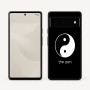 כיסוי בעיצוב אישי עם השם שלך לדגם - Google Pixel 6 Pro 5G בעיצוב סמל יינג יאנג
