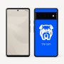 כיסוי בעיצוב אישי עם השם שלך לדגם - Google Pixel 6 Pro 5G בעיצוב פרצוף בולדוג