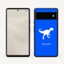כיסוי בעיצוב אישי עם השם שלך לדגם - Google Pixel 6 Pro 5G בעיצוב דינוזאור