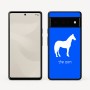 כיסוי בעיצוב אישי עם השם שלך לדגם - Google Pixel 6 Pro 5G בעיצוב סוס