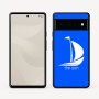 כיסוי בעיצוב אישי עם השם שלך לדגם - Google Pixel 6 Pro 5G בעיצוב סירה