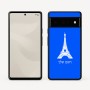 כיסוי בעיצוב אישי עם השם שלך לדגם - Google Pixel 6 Pro 5G בעיצוב מגדל אייפל