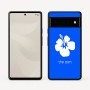 כיסוי בעיצוב אישי עם השם שלך לדגם - Google Pixel 6 Pro 5G בעיצוב פרח היביסקוס