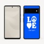 כיסוי בעיצוב אישי עם השם שלך לדגם - Google Pixel 6 Pro 5G בעיצוב אהבה