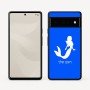כיסוי בעיצוב אישי עם השם שלך לדגם - Google Pixel 6 Pro 5G בעיצוב בתולת ים - אישה