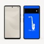 כיסוי בעיצוב אישי עם השם שלך לדגם - Google Pixel 6 Pro 5G בעיצוב סקסופון