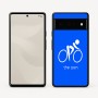 כיסוי בעיצוב אישי עם השם שלך לדגם - Google Pixel 6 Pro 5G בעיצוב אופניים אולימפיים