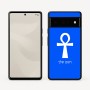 כיסוי בעיצוב אישי עם השם שלך לדגם - Google Pixel 6 Pro 5G בעיצוב אנק - מפתח החיים המצרי