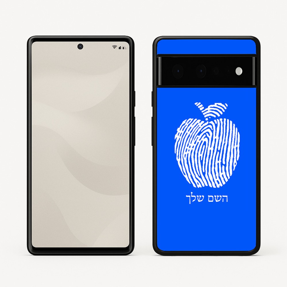 כיסוי בעיצוב אישי עם השם שלך לדגם - Google Pixel 6 Pro 5G בעיצוב הדפס תפוח