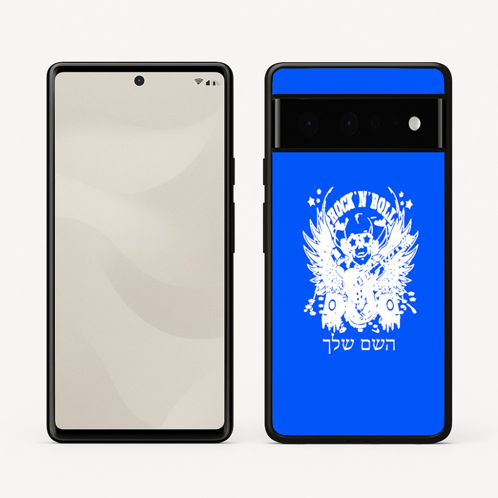 כיסוי בעיצוב אישי עם השם שלך לדגם - Google Pixel 6 Pro 5G בעיצוב רוקנרול
