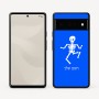 כיסוי בעיצוב אישי עם השם שלך לדגם - Google Pixel 6 Pro 5G בעיצוב סקלטון