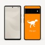 כיסוי בעיצוב אישי עם השם שלך לדגם - Google Pixel 6 Pro 5G בעיצוב דינוזאור